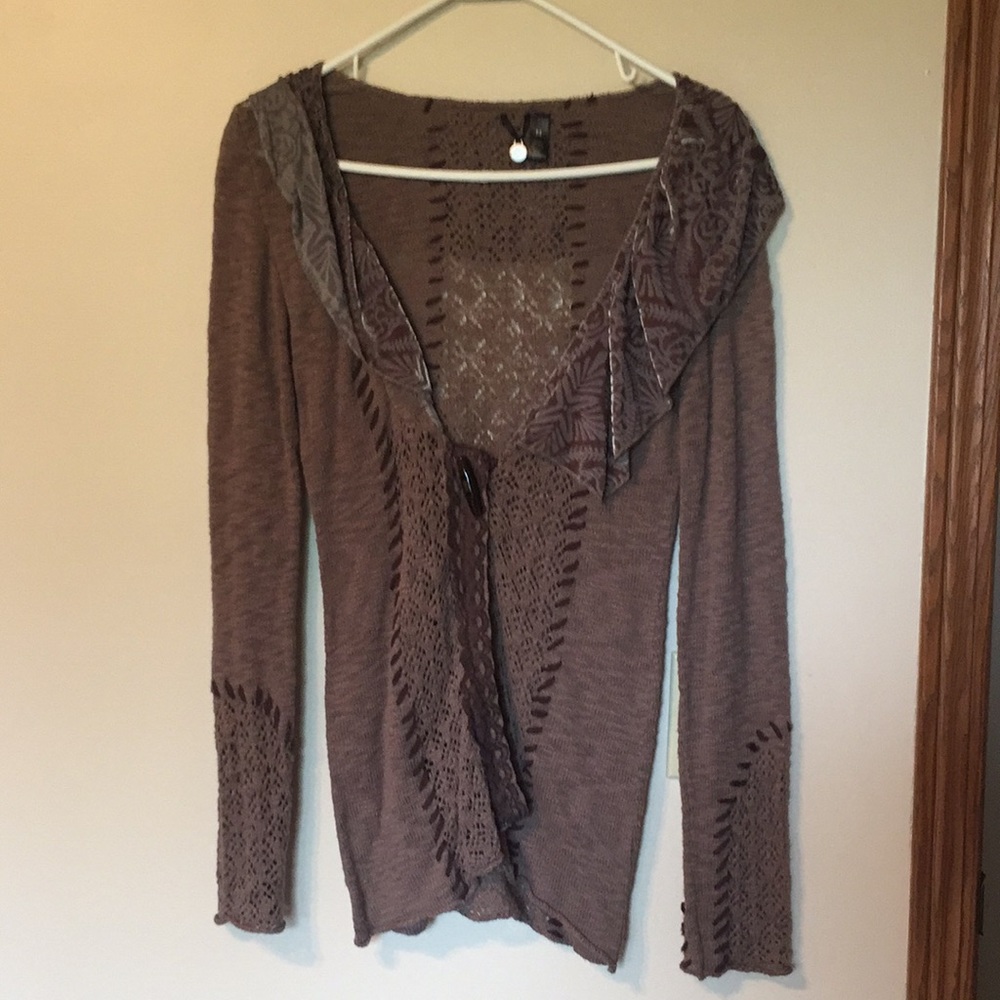 BKE Boutique  Brown Sweater S/M